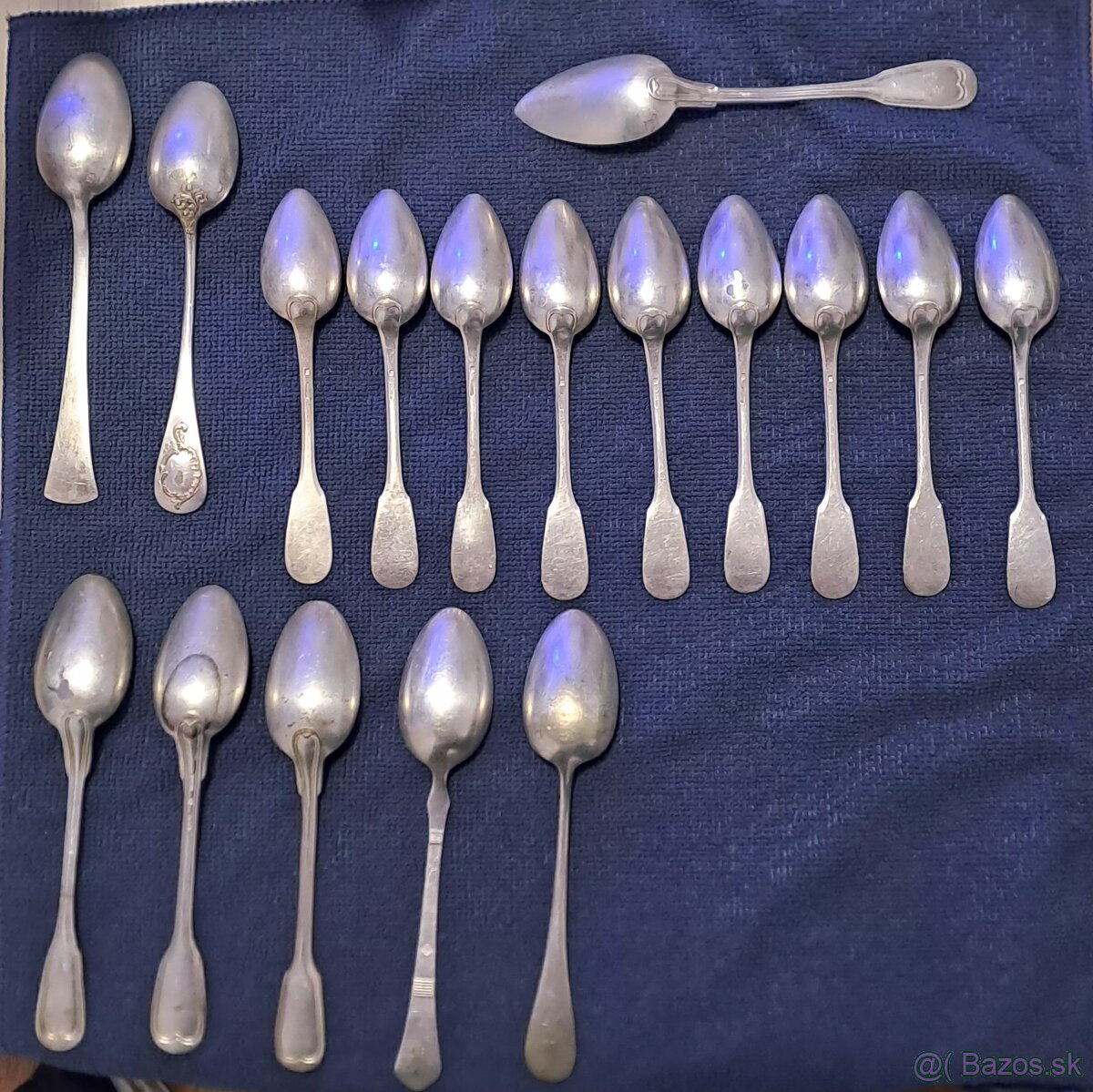 Postriebrena sada priborov - 2