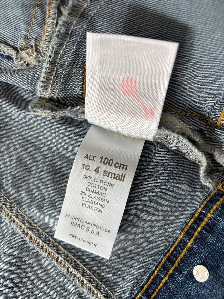 Riflová bundička veľ. 98 - 2