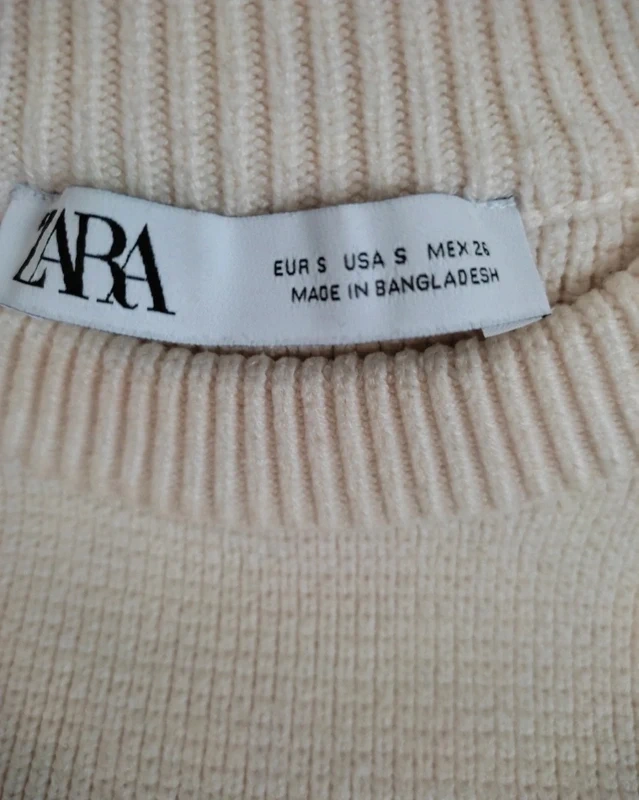 Zara pruhovaný sveter S - 2