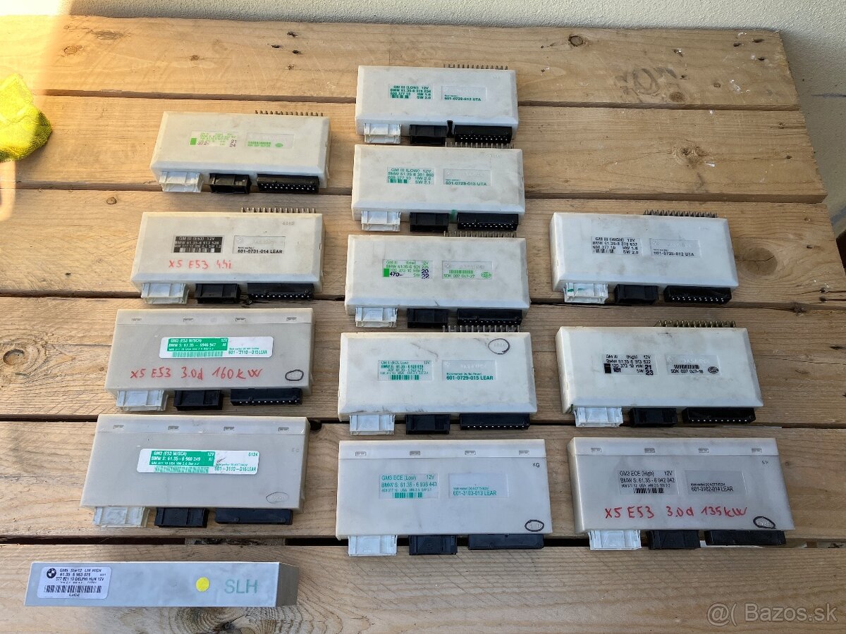 BMW E38 E39 E46 E53 E83 - riadiace jednotky - 2