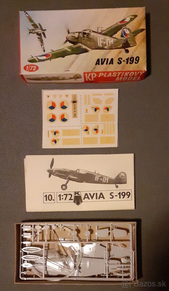 Predám model lietadla Avia S-199 - 2