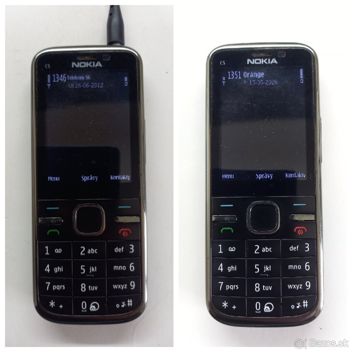 NOKIA C5-00 5 Megapixel Celá Čierna - 2