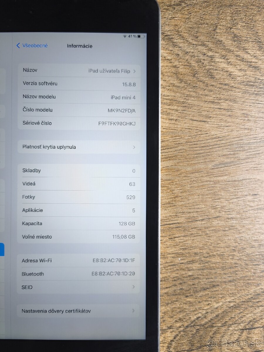 IPad mini 4 128GB - 2