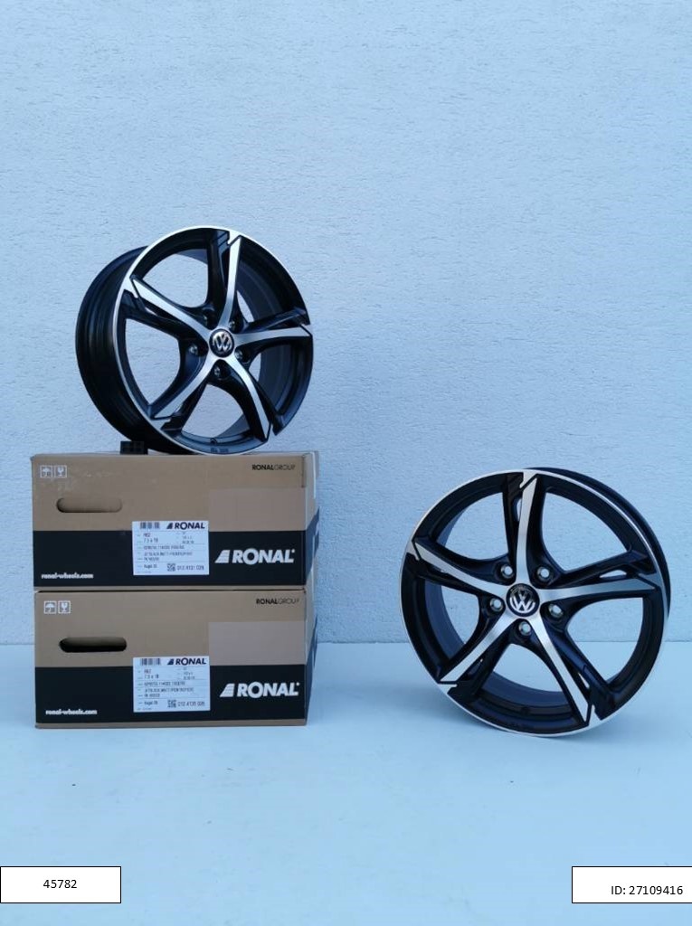 Vw Multivan alu disky Ronal 5X120 7,5X18 ET52 1237