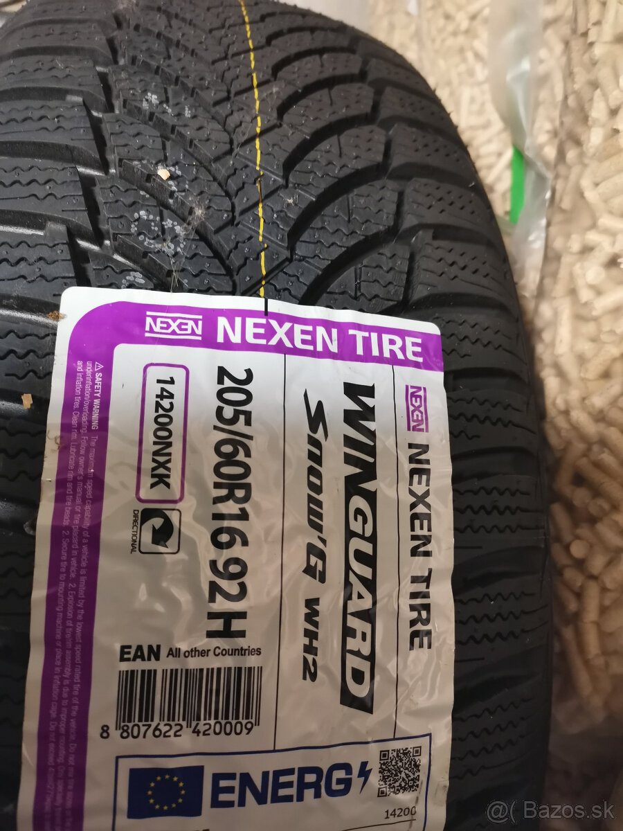 Ponúkam205/60R16 92H úplne nové ZIMNÉ pneu 205/60R16 92H - 2