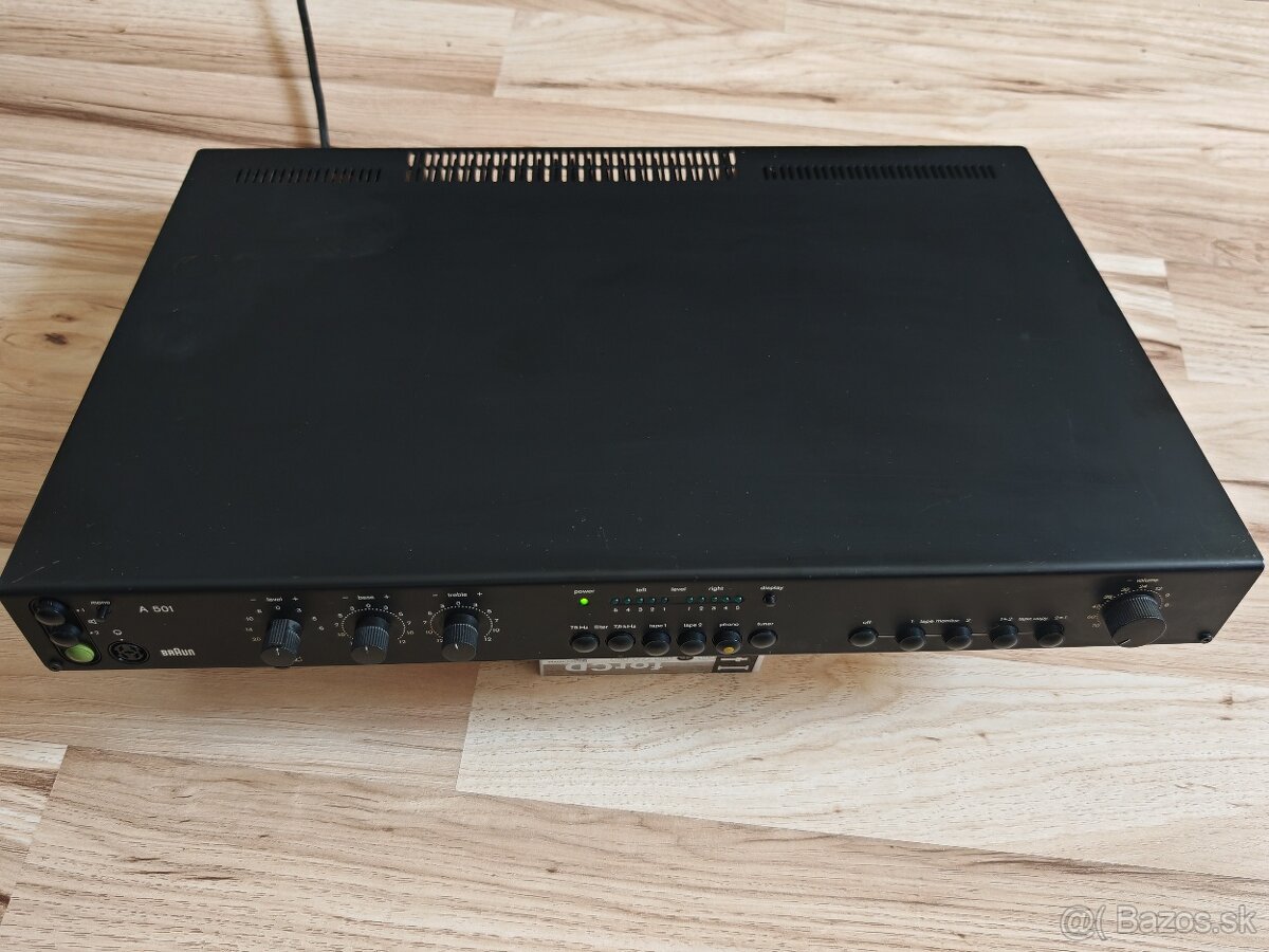 BRAUN A501 vintage stereo Hi-fi zosilňovač - 2