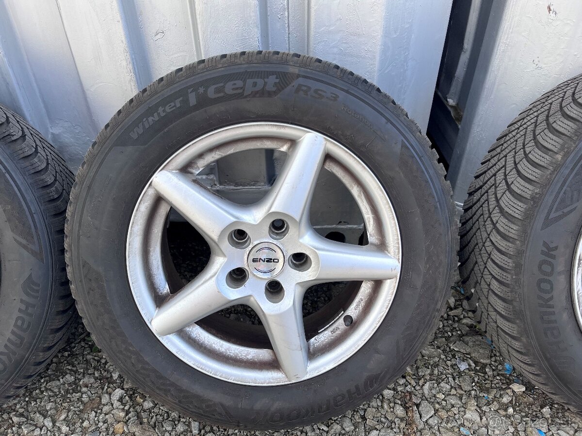 hliníkové disky + zimne pneu VW group, skoda audi 215/60 R16 - 2