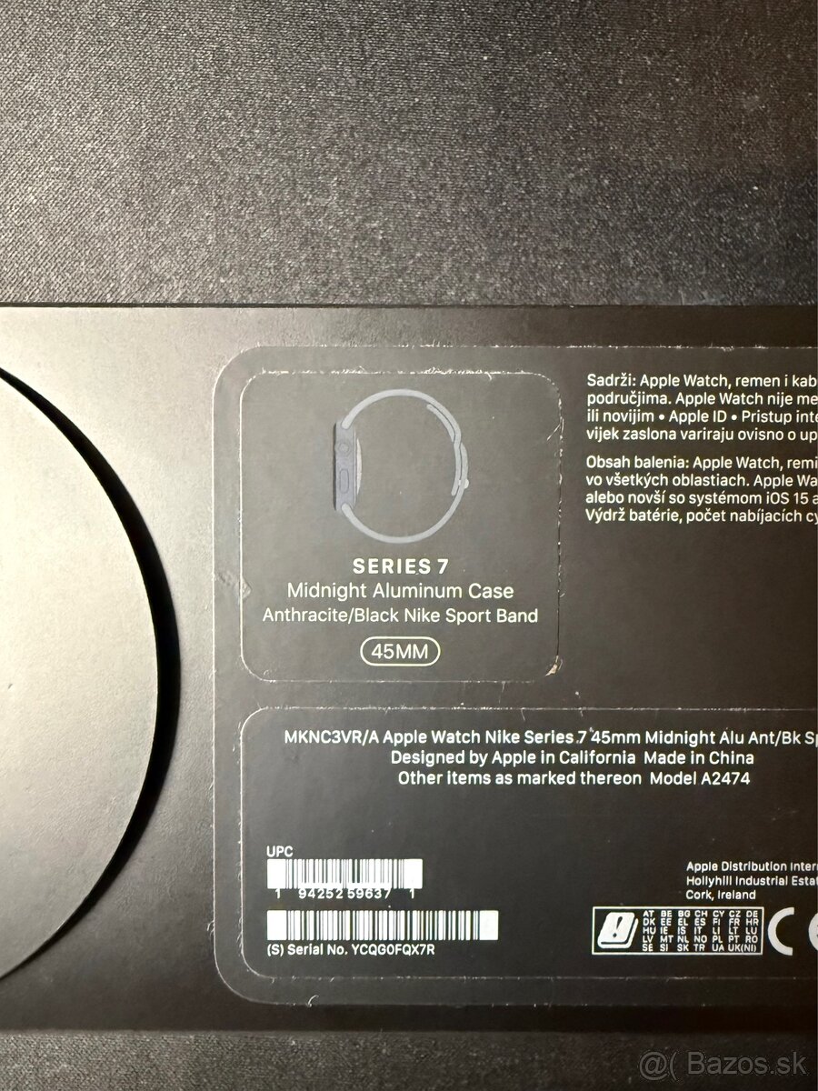 Apple Watch Series 7 45mm Midnight Nike+ - 2