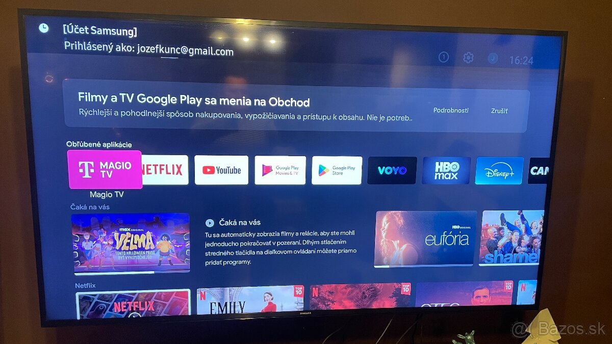 Predám TV Samsung UE65KU6072UXXH - 2