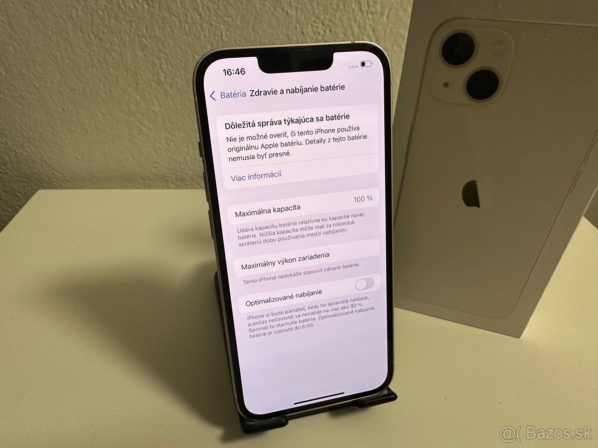 iPhone 13 100% Zdravie Batérie TOP STAV - 2