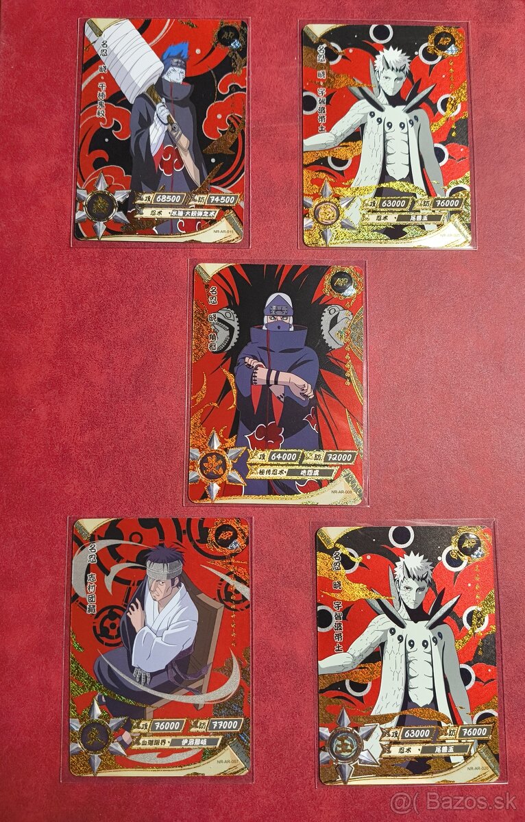 Naruto TCG - zberateľské karty - 2