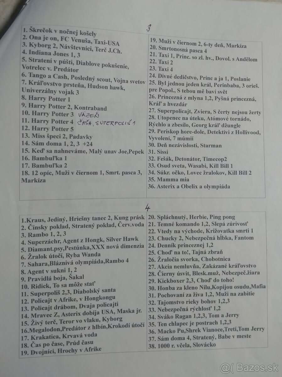 Seriály a filmy na DVD - 2