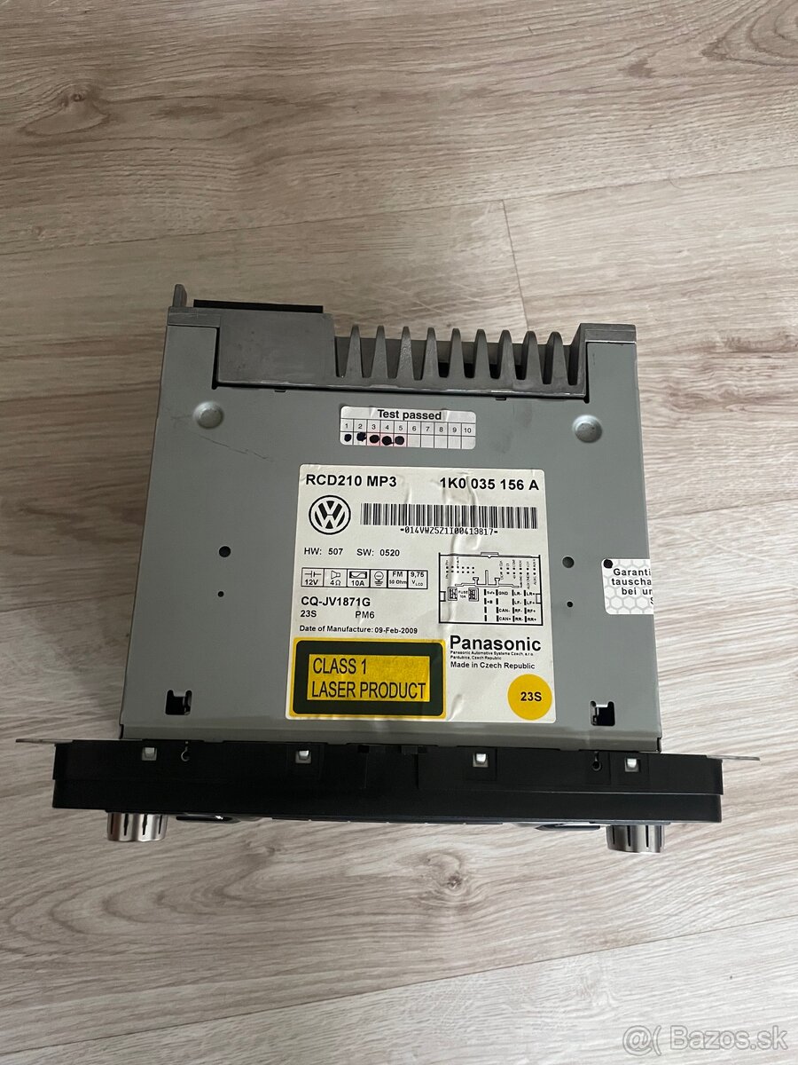 Rádio RCD210 Volkswagen - 2