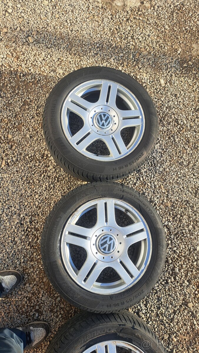 Original alu disky vw 5x112 R16-Speedline - 2