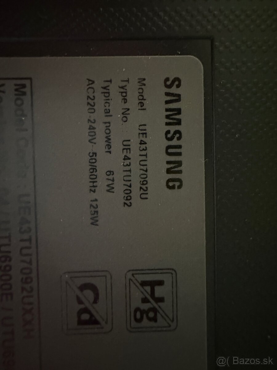Samsung UE43TU7092 - 2