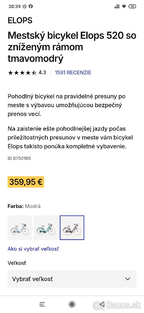Predám mestský bicykel - 2
