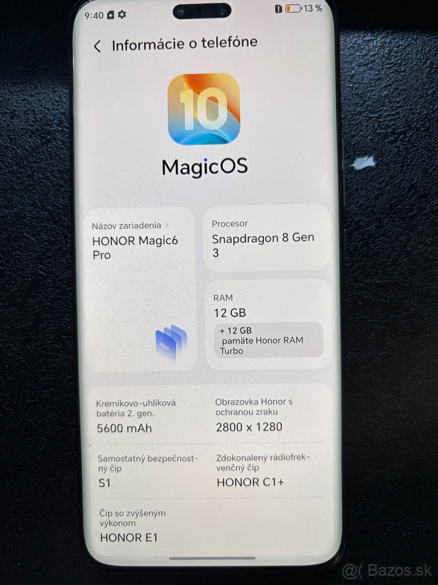 Predám Honor Magic 6 Pro - 2