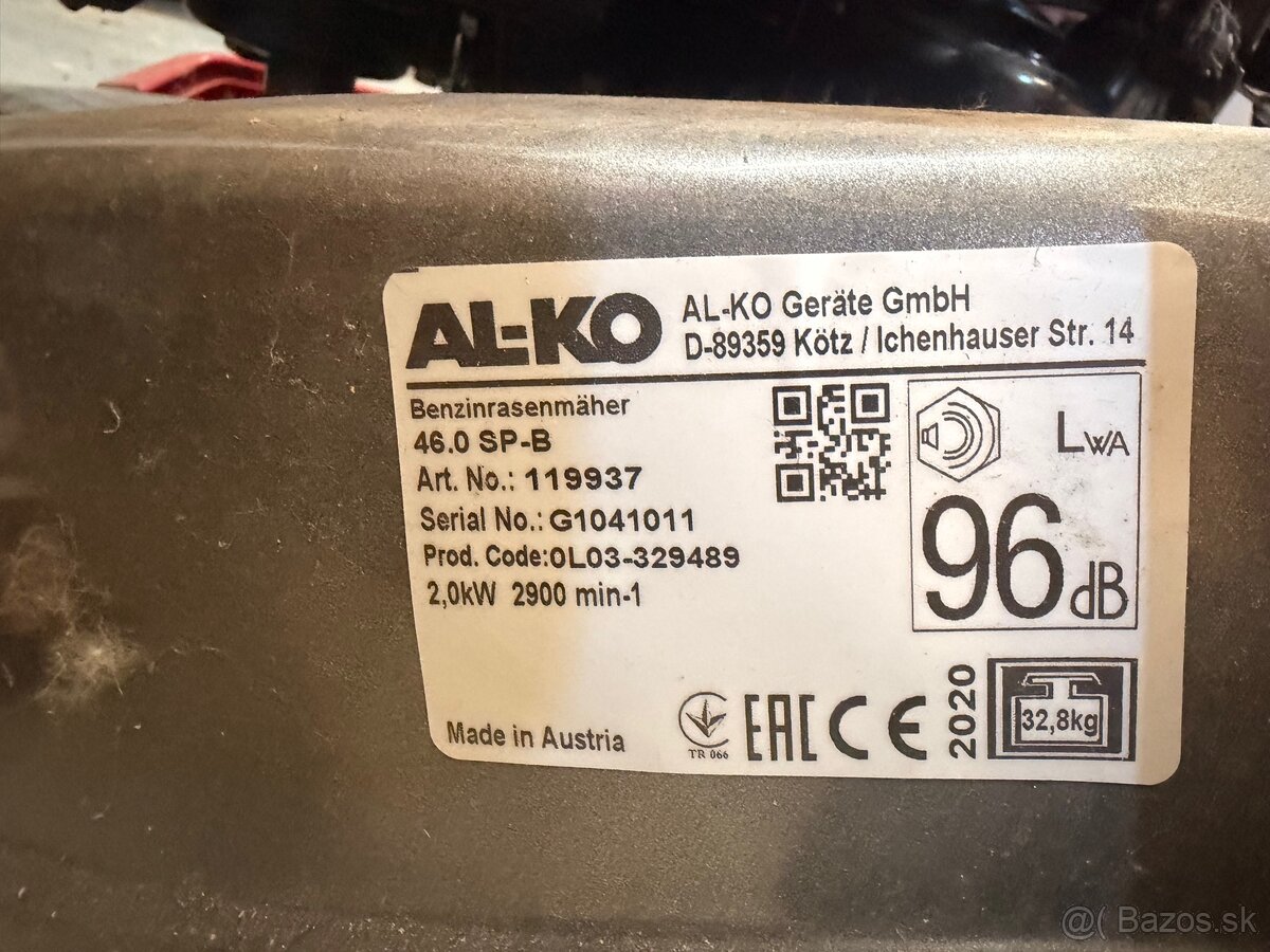 Kosačka Alko Comfort 46 SPB - 2