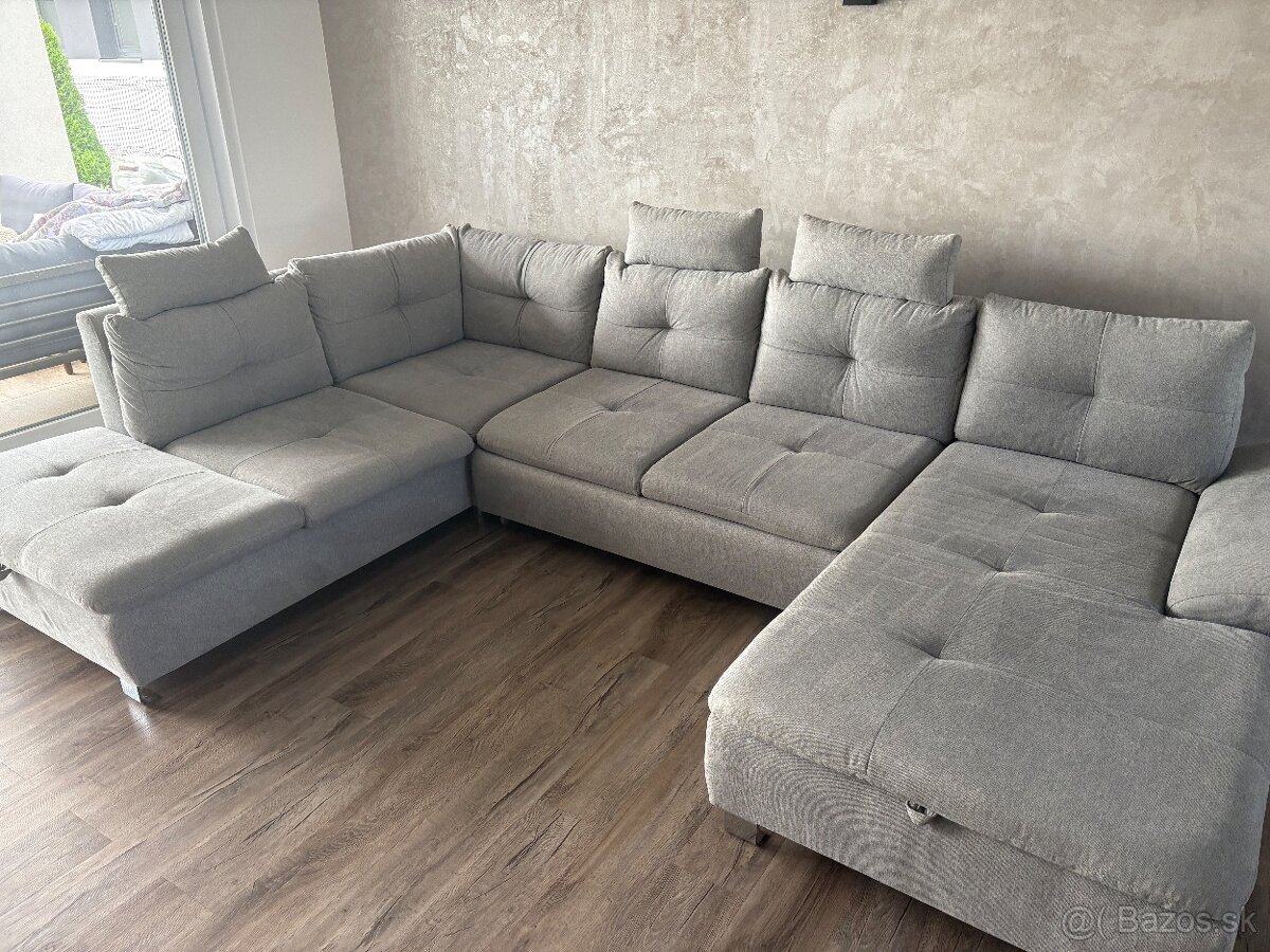 Predám sedaciu súpravu v tvare ľavé U - 2