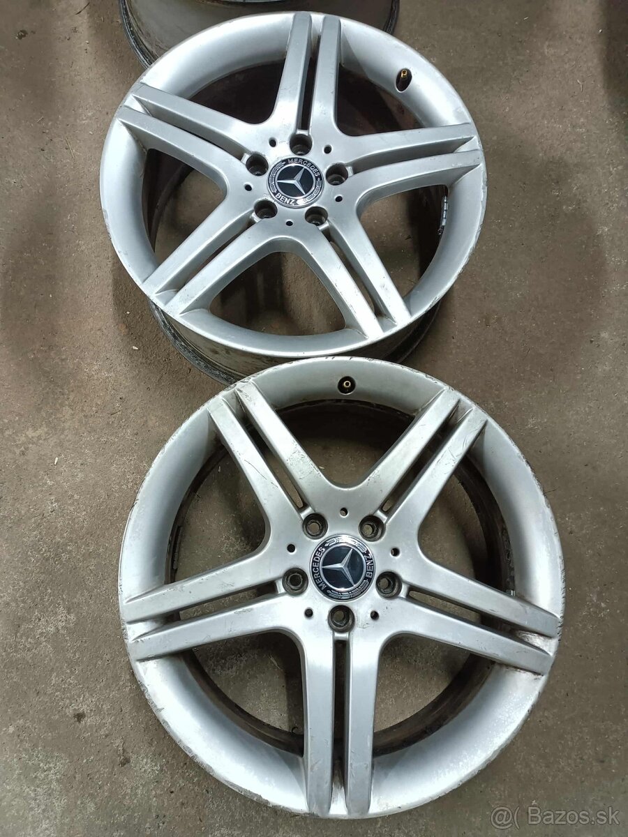 4ks alu disky orig. Mercedes r18 - 2