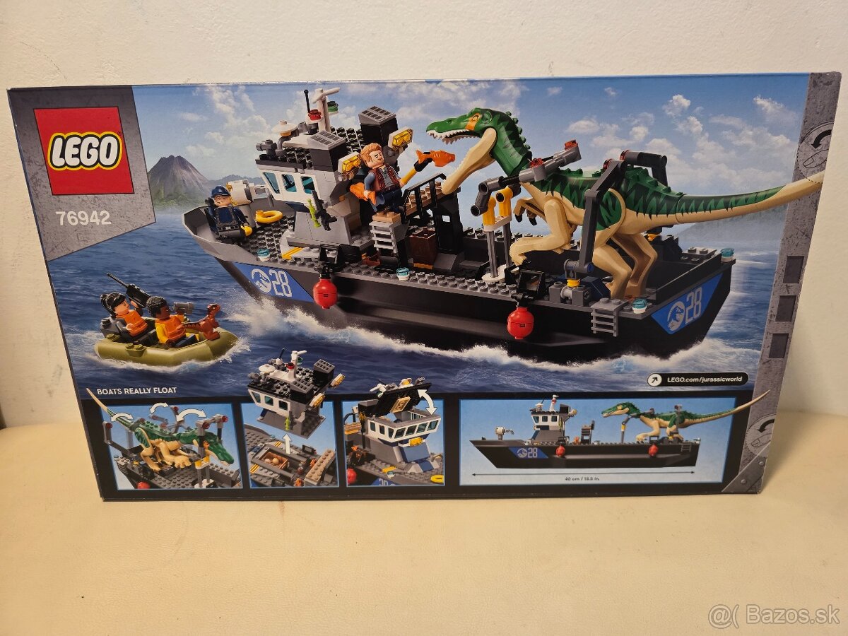 LEGO® Jurassic World 76942 Útěk Baryonyxe z lodě - 2