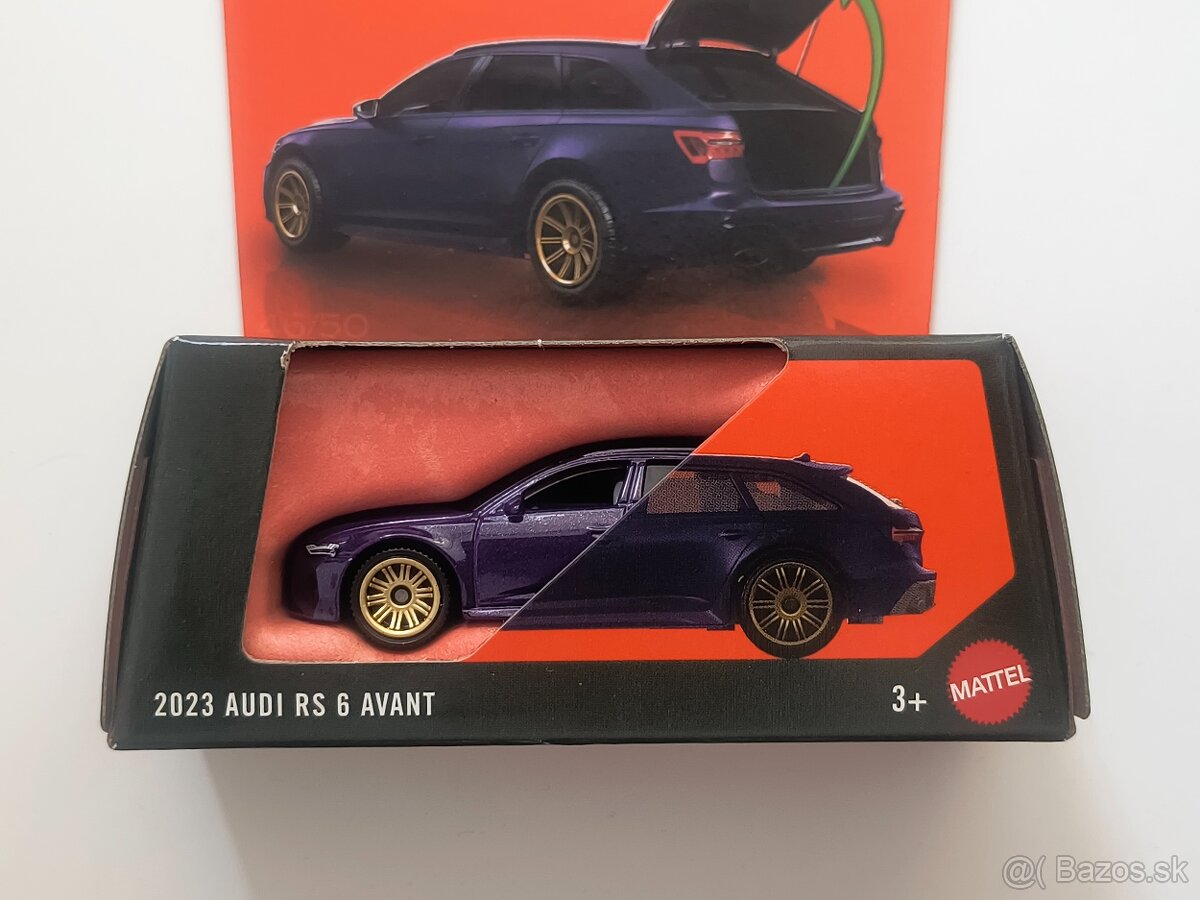 Matchbox Moving Parts - 2023 AUDI RS6 Avant - fialový - 2