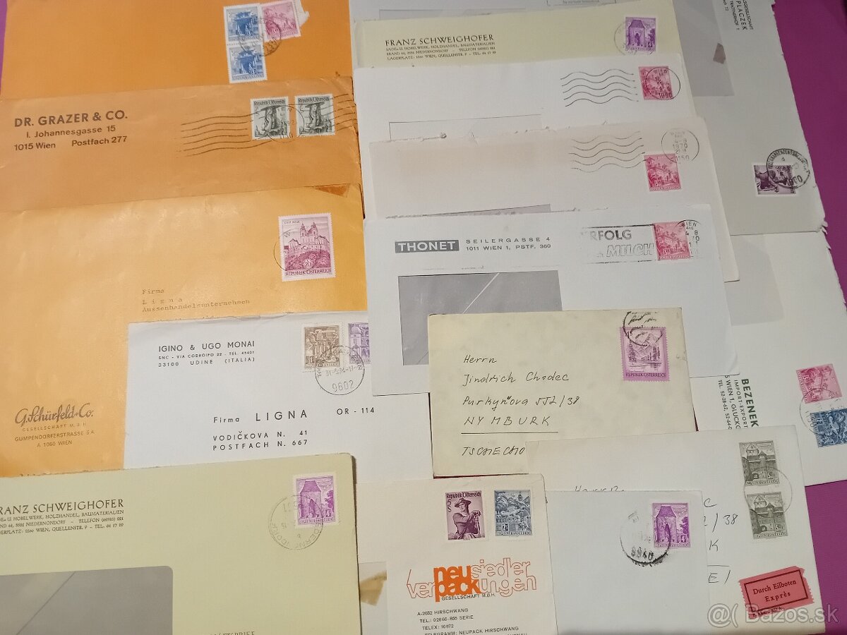 Známky Rakúsko 1000x - 2