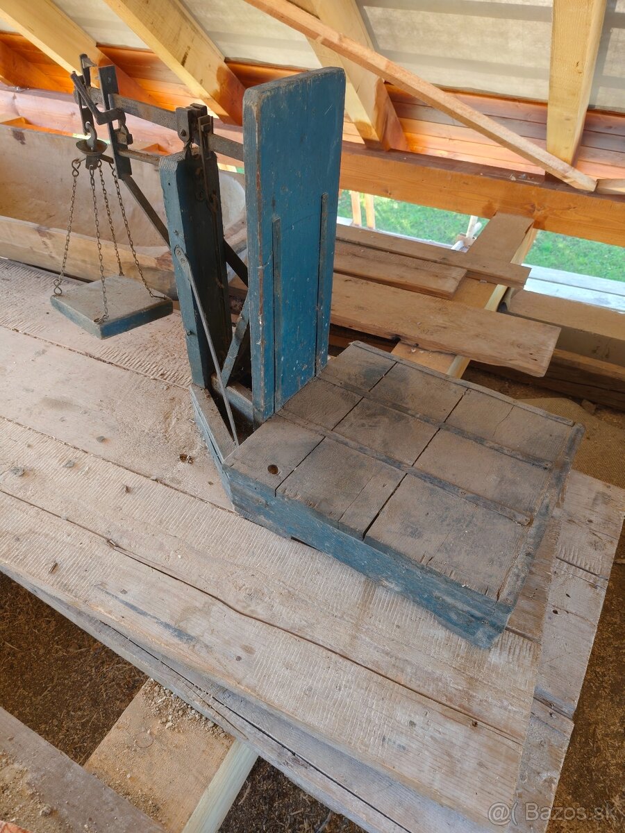 Predám starú váhu decimalku - 2