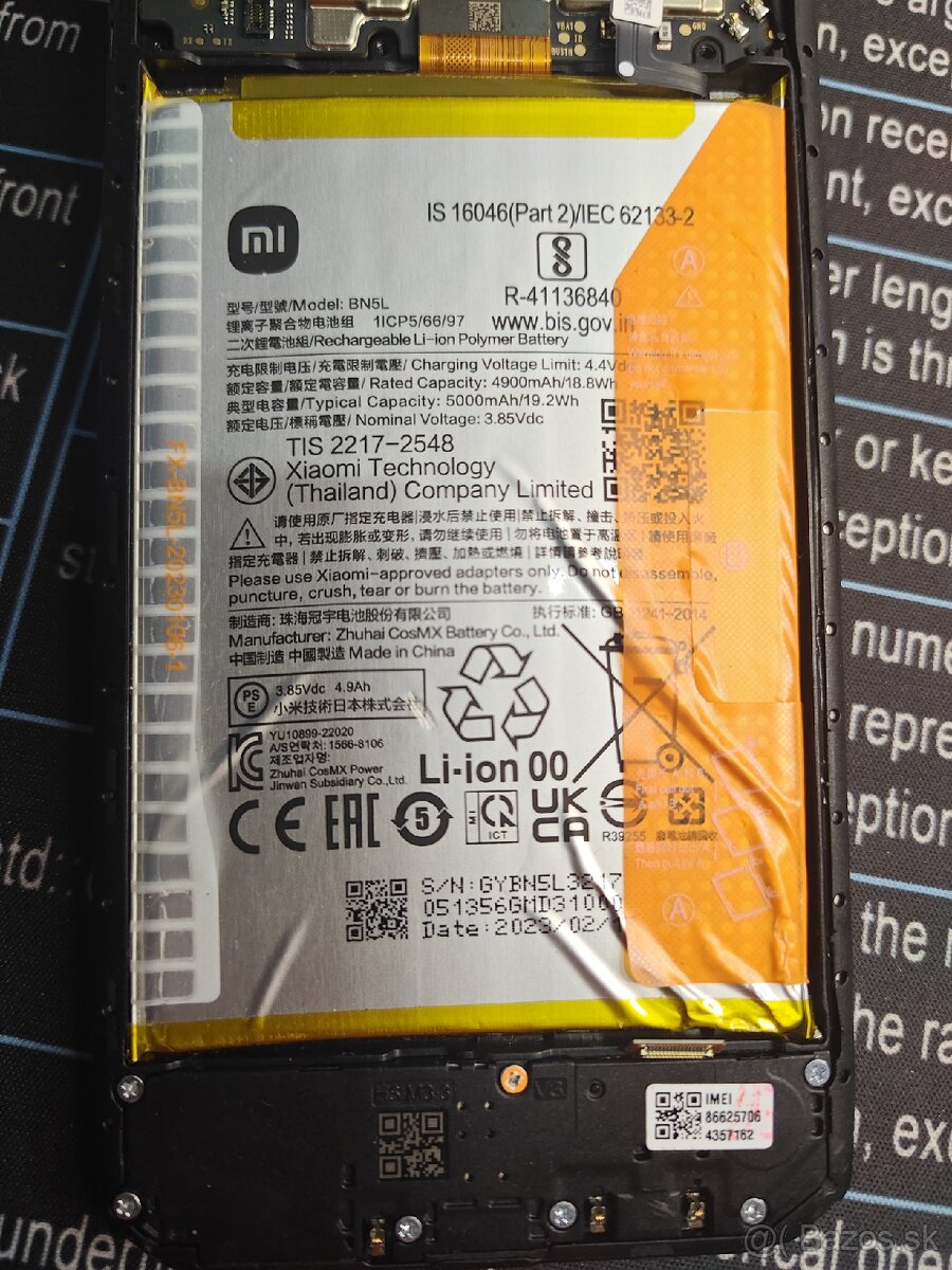 Redmi 12C na diely - 2