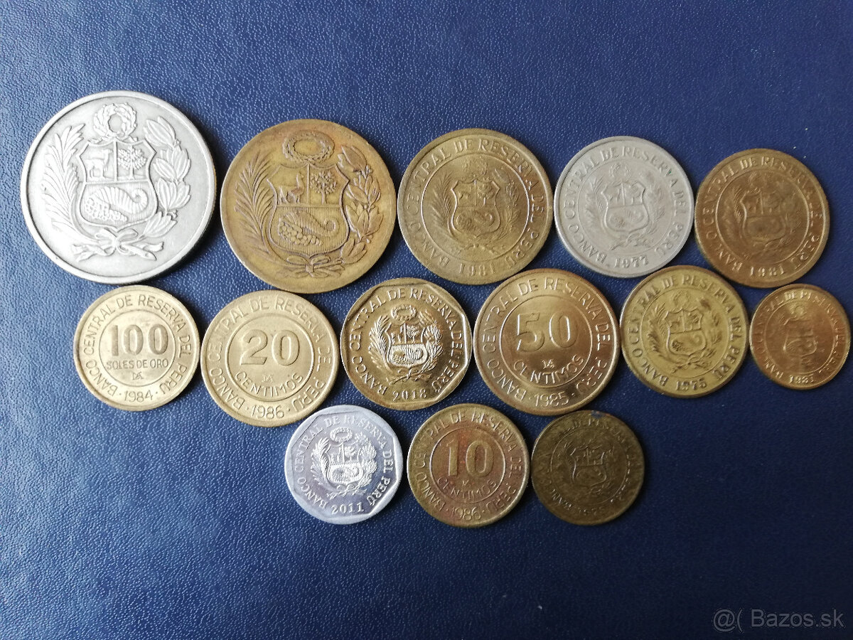 mince Peru, čile,Filipíny a Tanzánia - 2