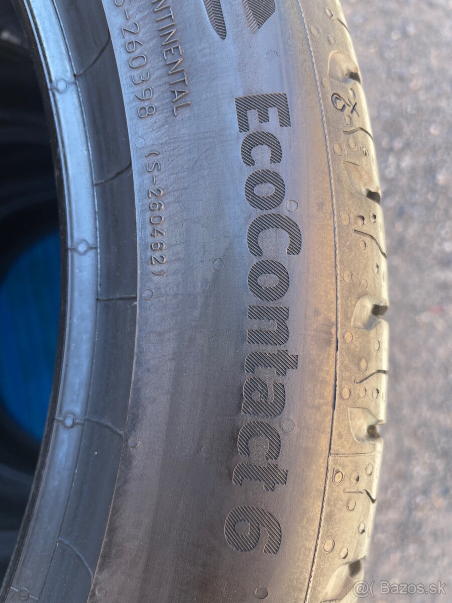 4ks Continental EcoContact 6 205/45 R17, 6mm, 372 - 2