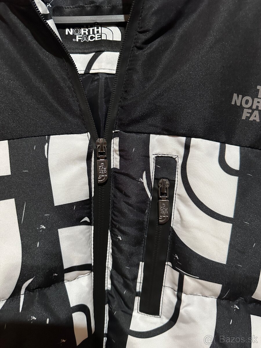 Zimná bunda The North Face - bielo čierna M/L - 2