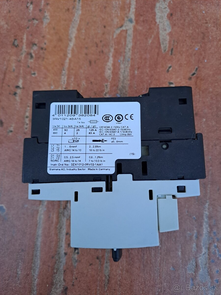 Predam siemens 3RV1021‑4BA15 - 2