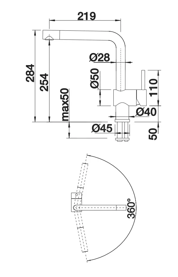 Nerozbalená batéria BLANCO LINUS HD 514021 nerez - 2