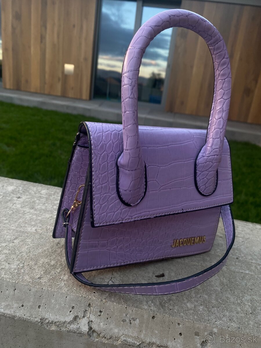 Kabelka jacquemus fialova - 2