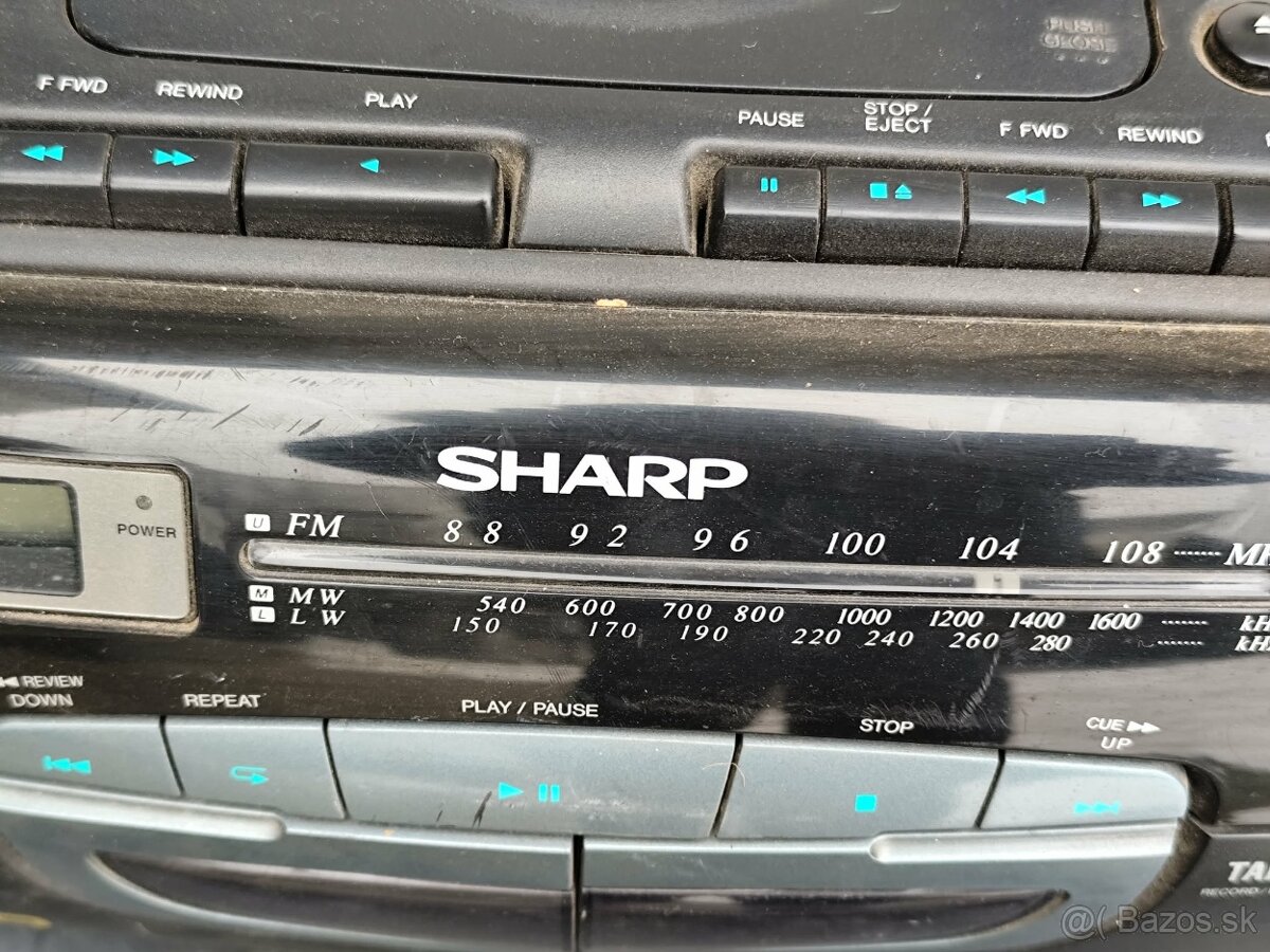 rádiomagnetofón Sharp - 2