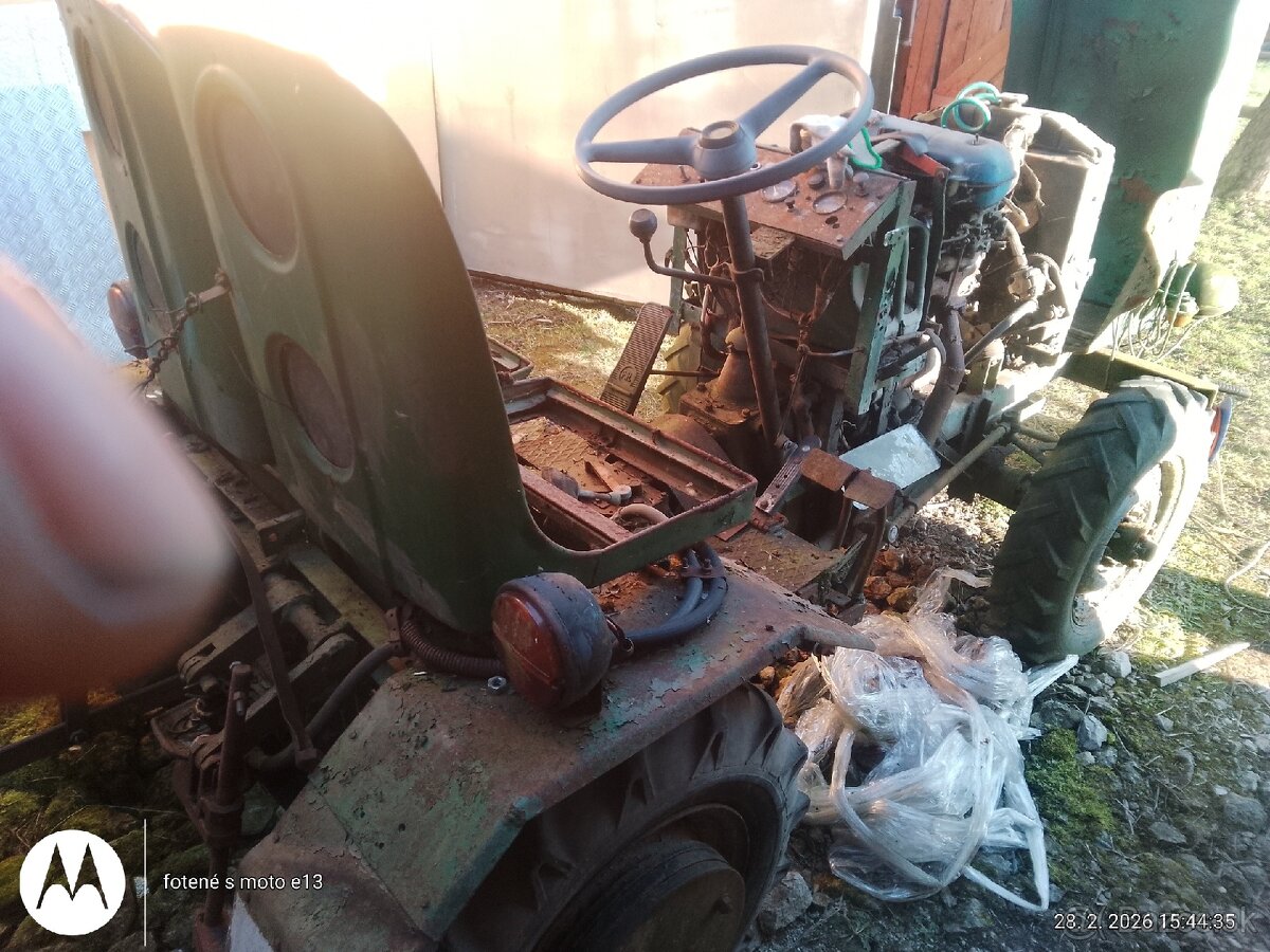 Predám robený malotraktor 4×4 - 2