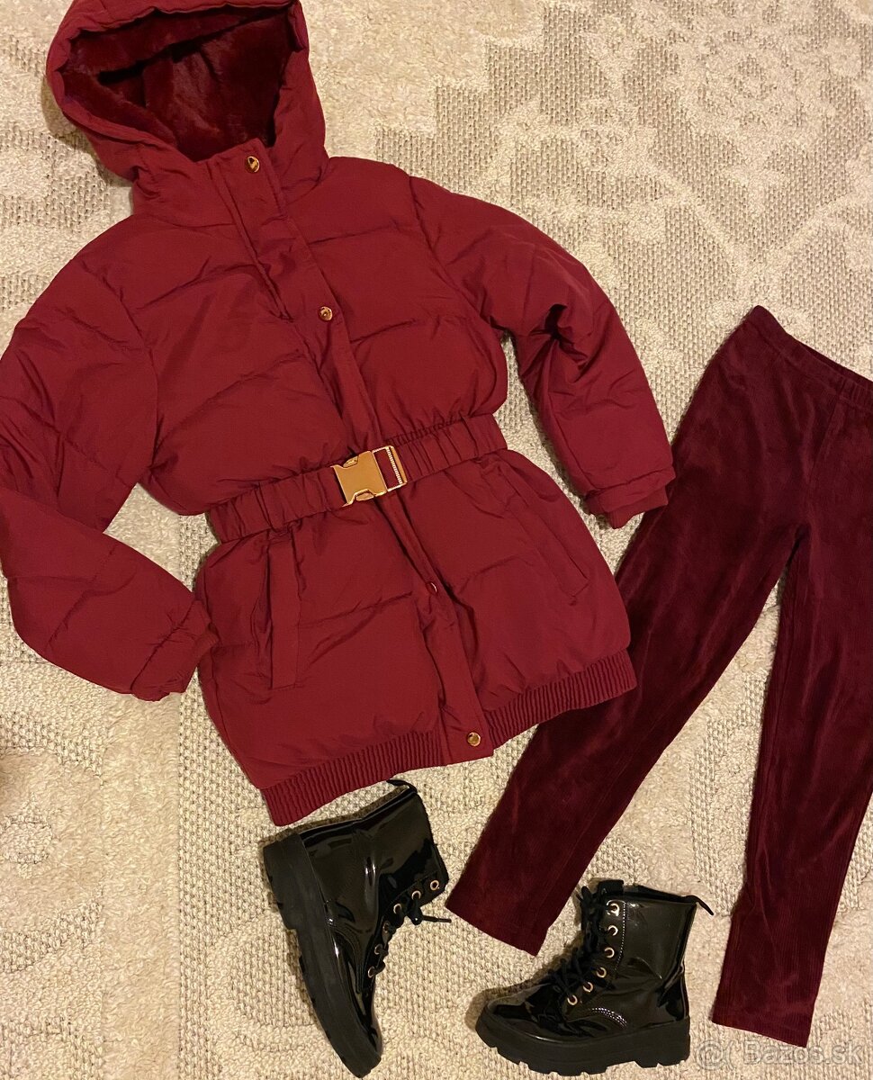 Zimná bunda vel.140-dievča - 2