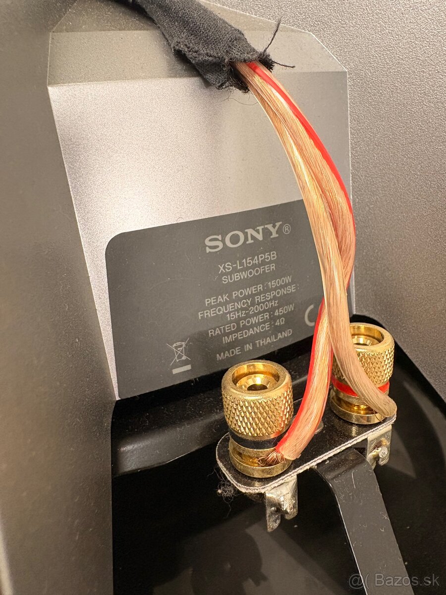 Audio sada do auta subwoofer, repráky, káble, kapacitor - 2