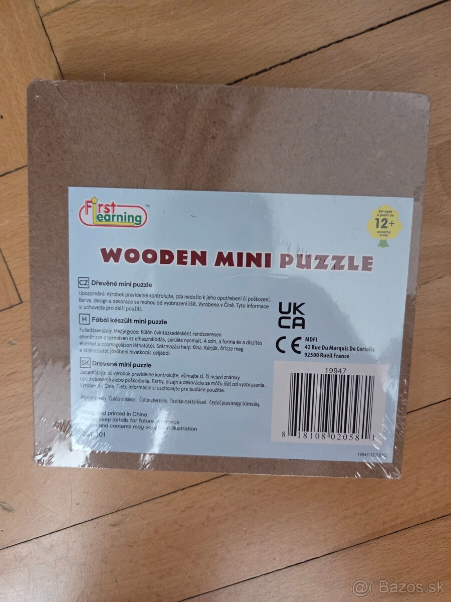 Drevene mini puzzle - 2