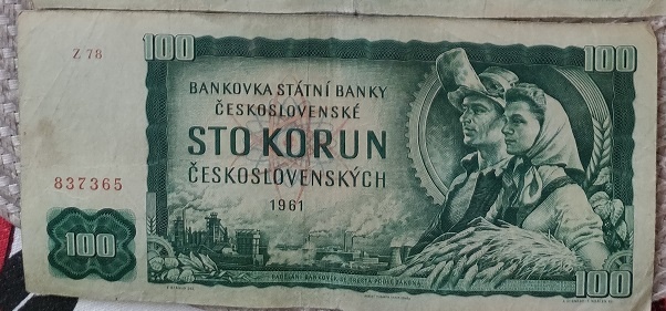 Bankovky 100kčs-1961-3 - 2