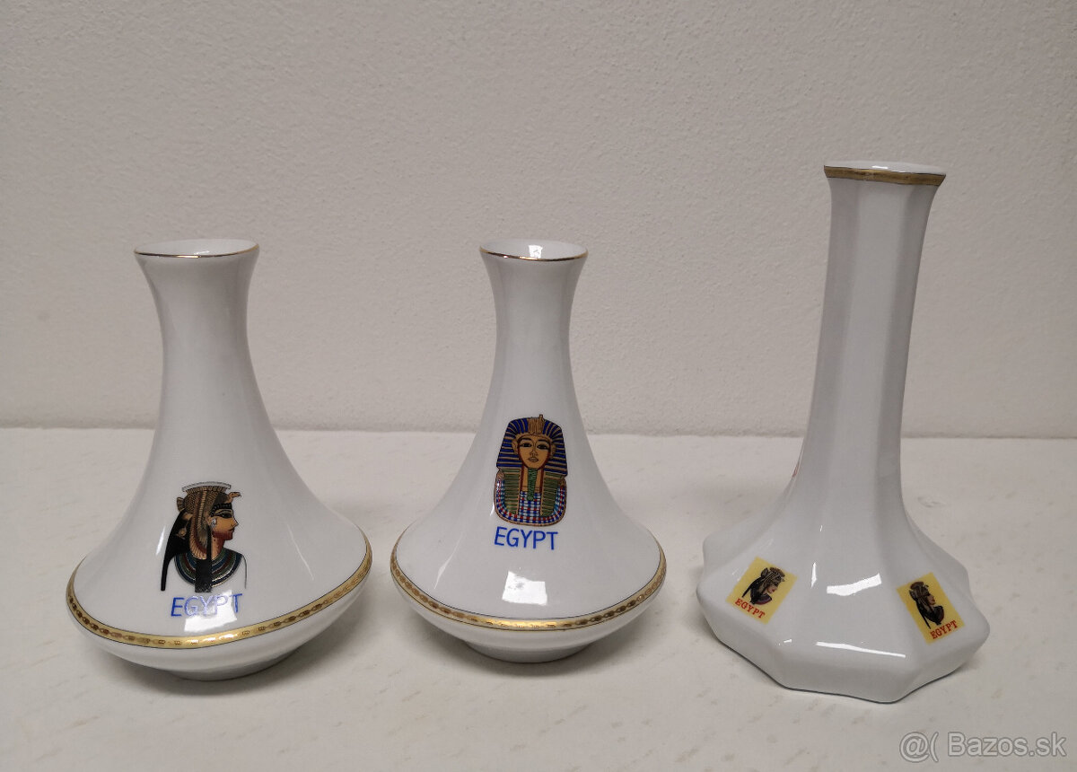 Porcelánové vázy s egyptským dizajnom - 2