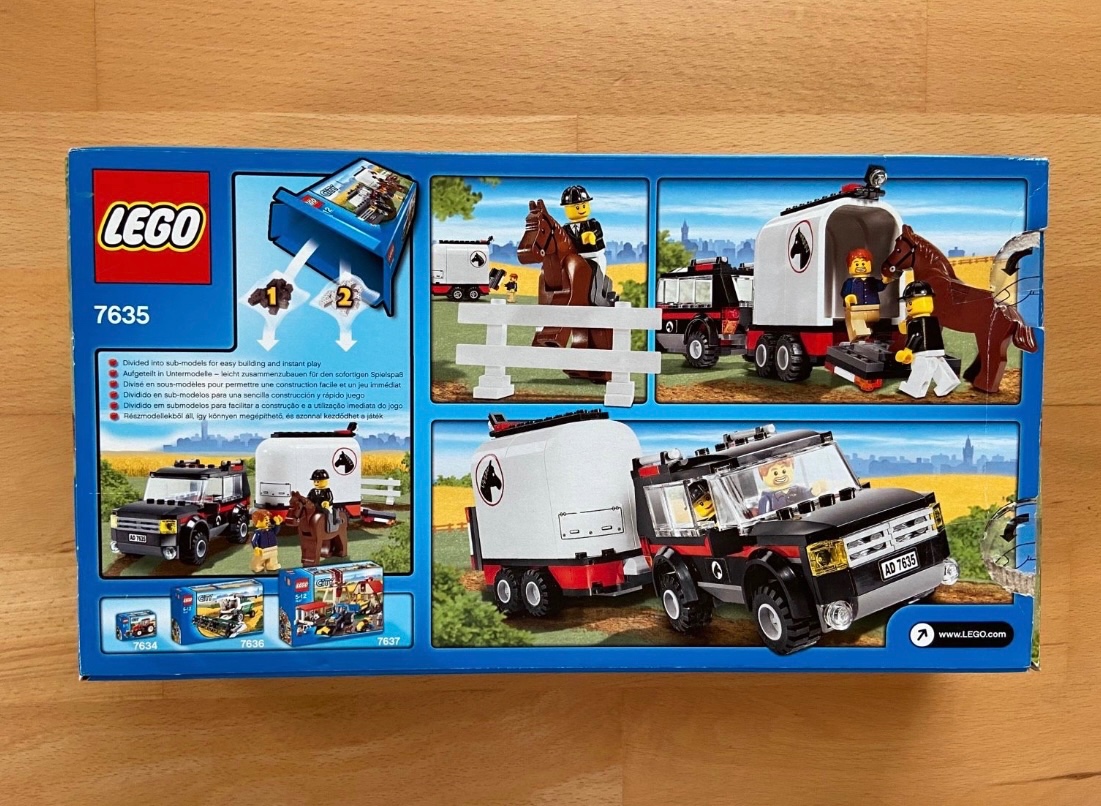7635 Lego City - terénne auto s prívesom pre kone - 2