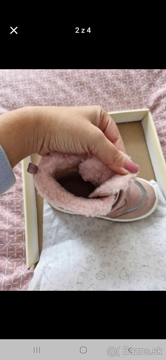 Dievčenské zimné topánky vel.26 - 2