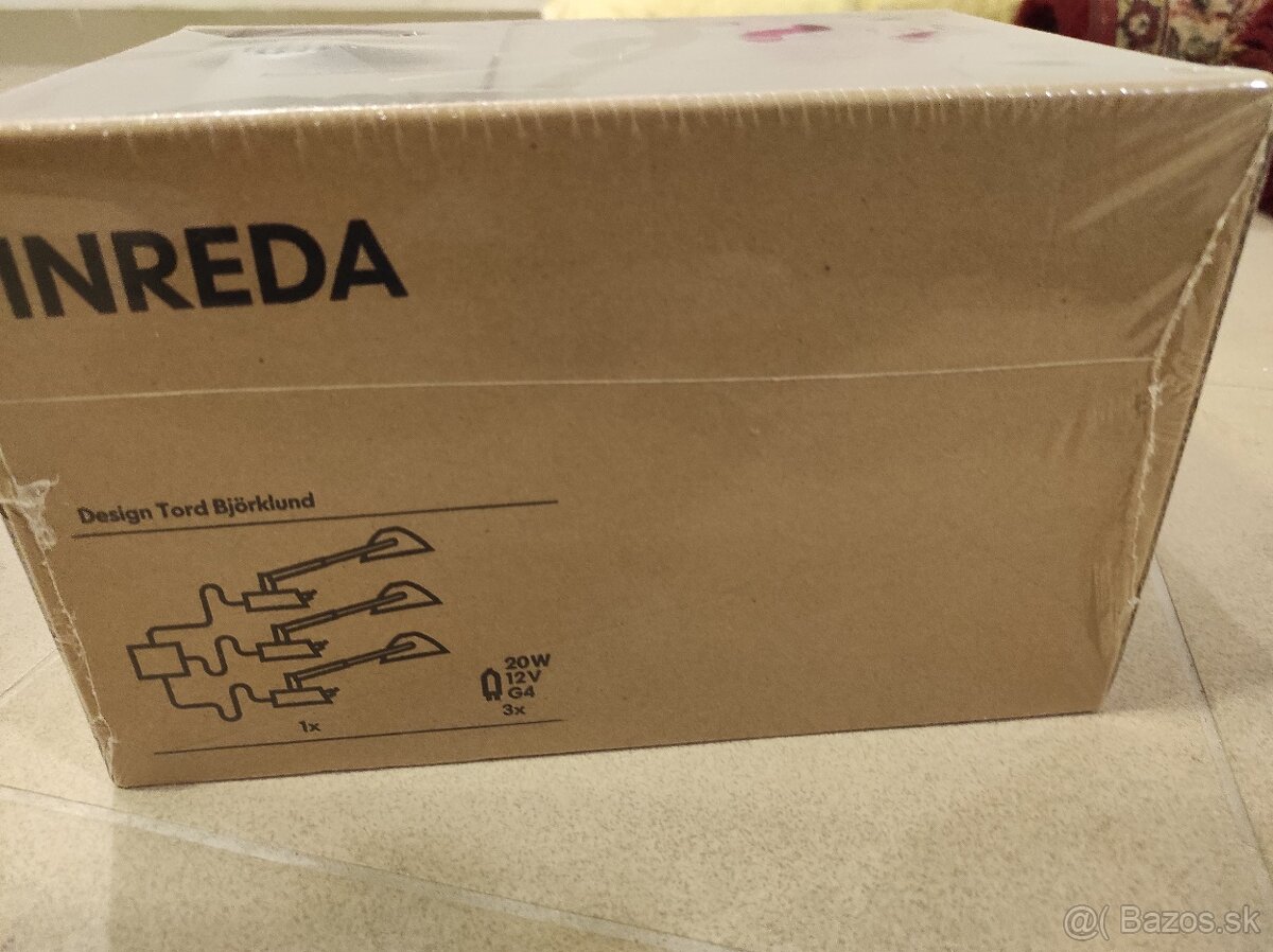 osvetlenie kuch. linky IKEA INREDA - 3 ks v balení - 2