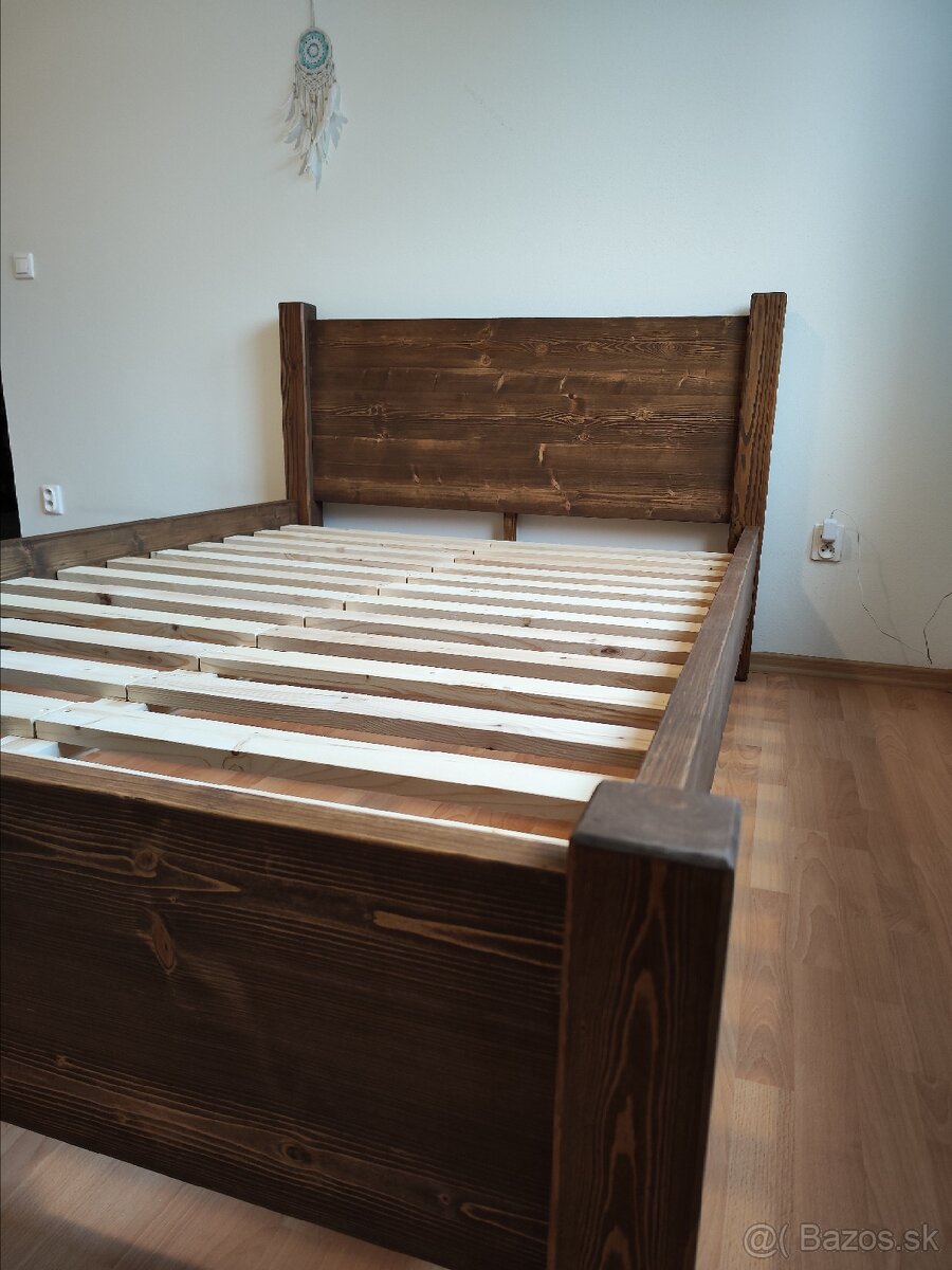 Predám manželské postele z masívu - 2