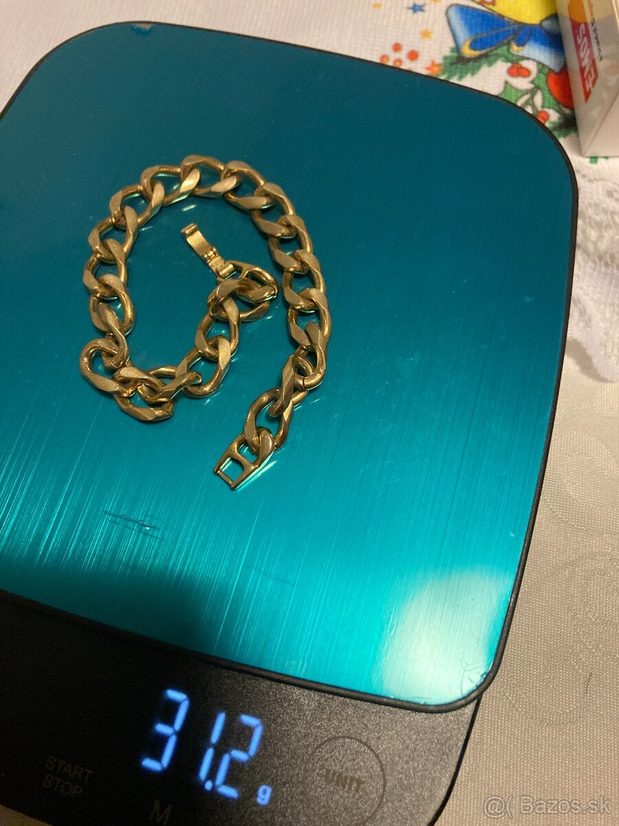 Pozlátená retiazka na ruku - 2