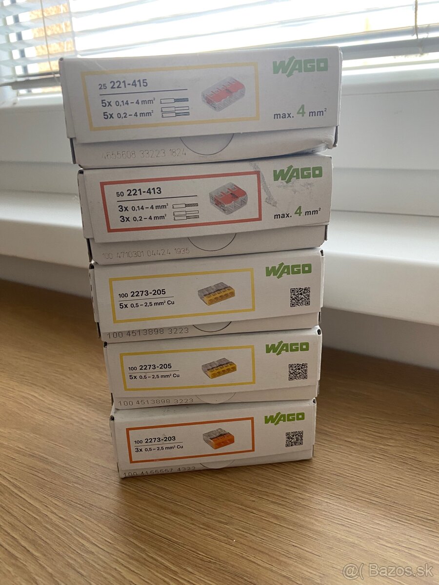 WAGO svorky - 2