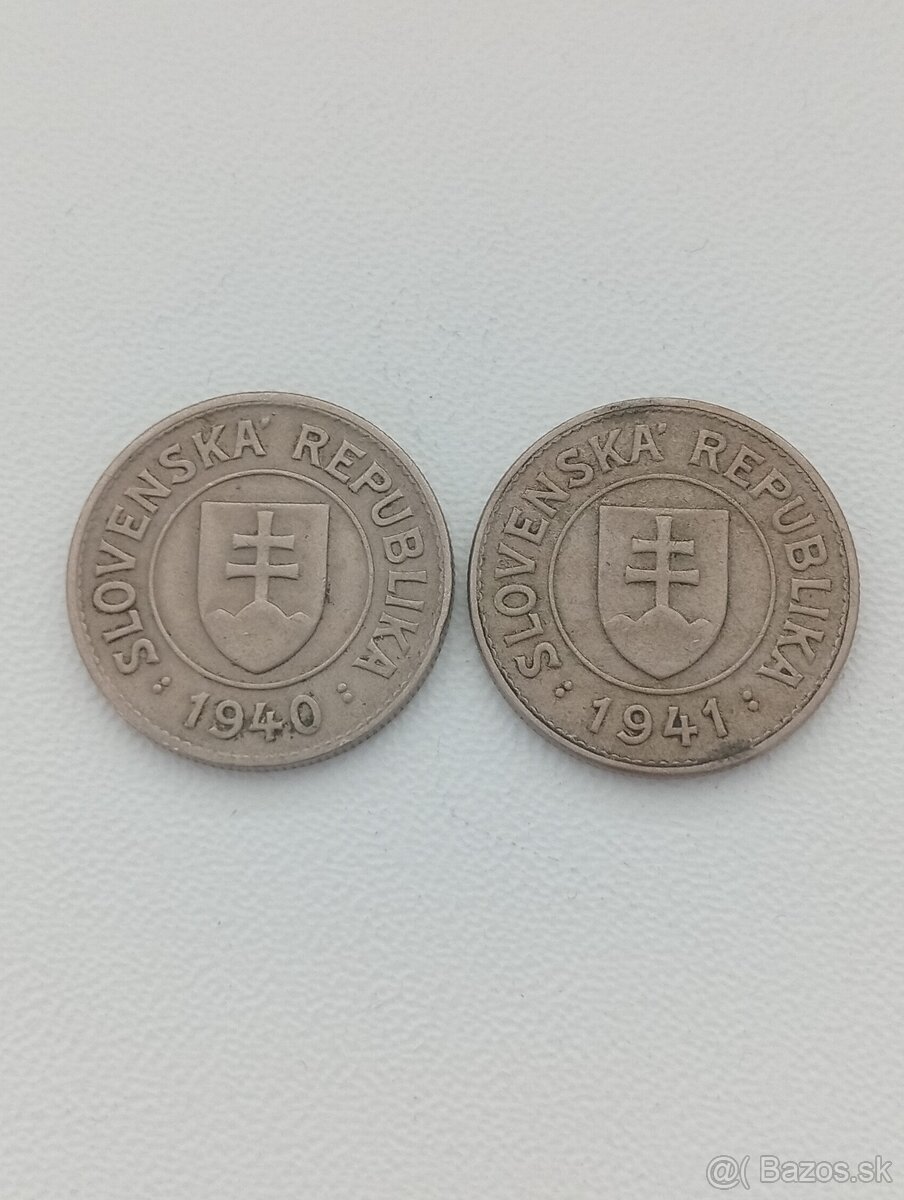 Mince 1 koruny Slovenský štat - 2