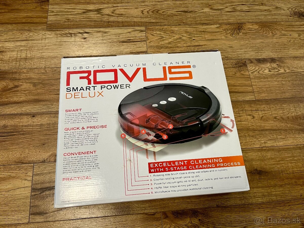 Predám robotický vysávač Rovus Smart Power Deluxe - 2